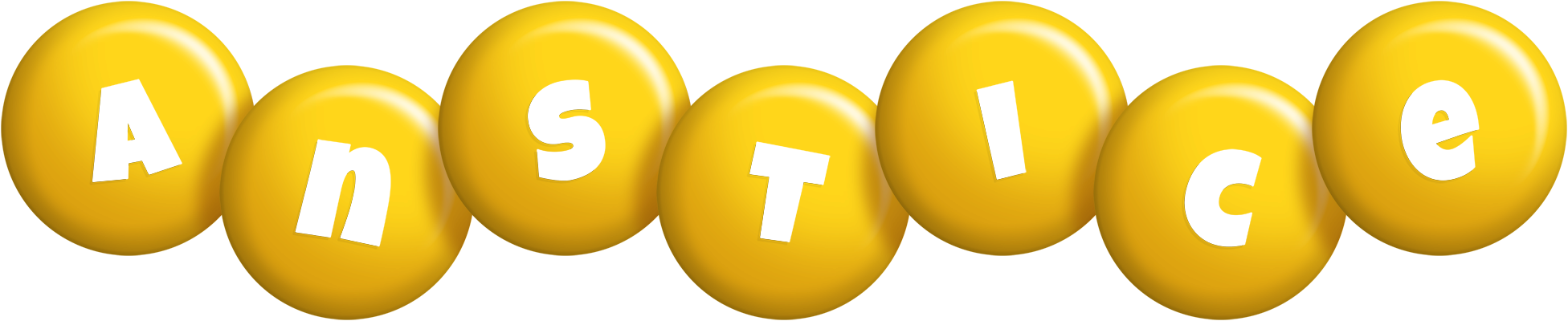 Anstice candy-yellow logo