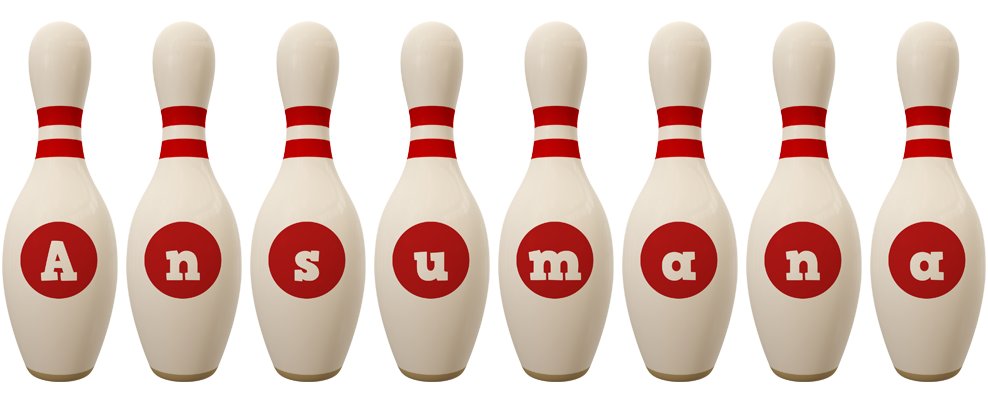 Ansumana bowling-pin logo