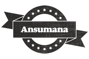 Ansumana grunge logo