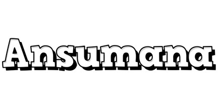 Ansumana snowing logo