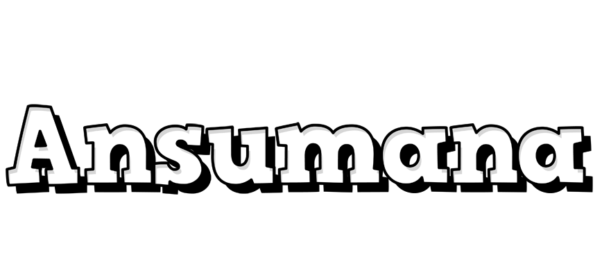 Ansumana snowing logo