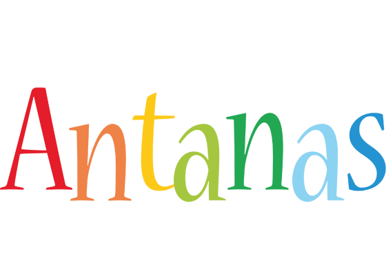 Antanas birthday logo