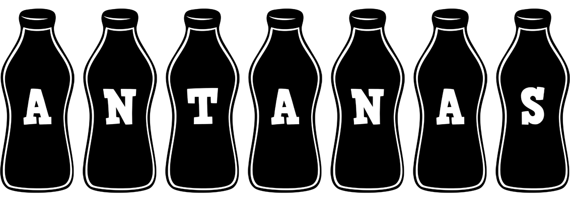 Antanas bottle logo