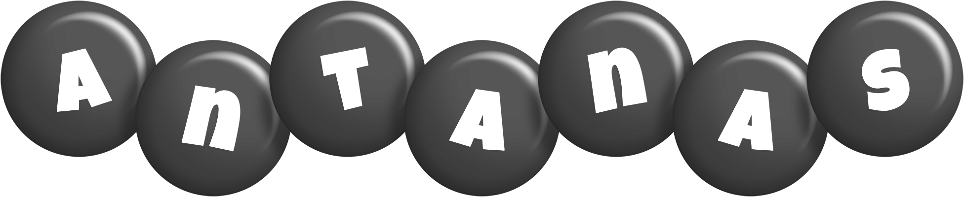 Antanas candy-black logo