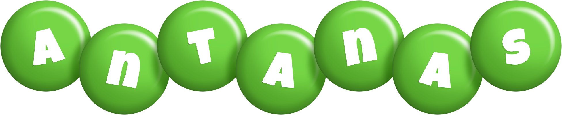 Antanas candy-green logo