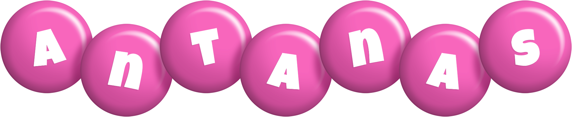Antanas candy-pink logo