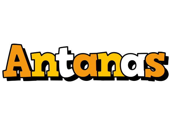 Antanas cartoon logo
