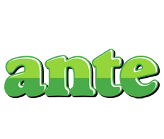 Ante apple logo