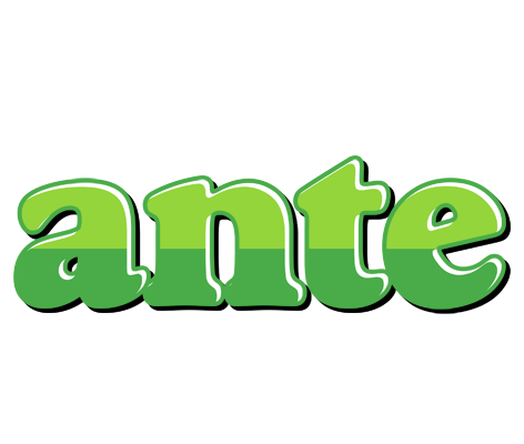 Ante apple logo