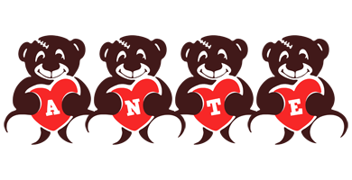 Ante bear logo