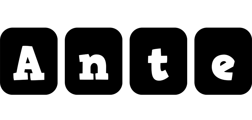 Ante box logo