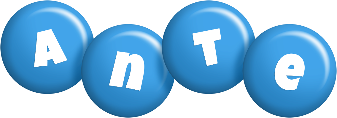 Ante candy-blue logo