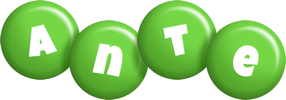 Ante candy-green logo