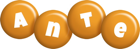 Ante candy-orange logo