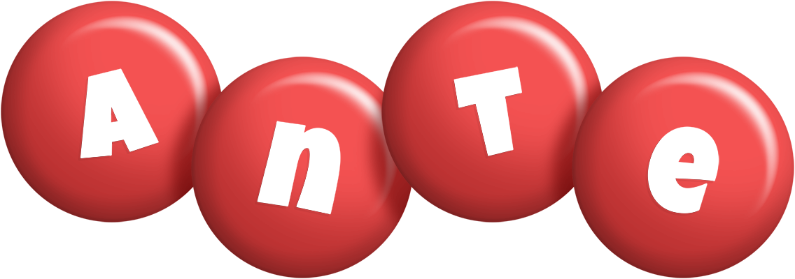 Ante candy-red logo