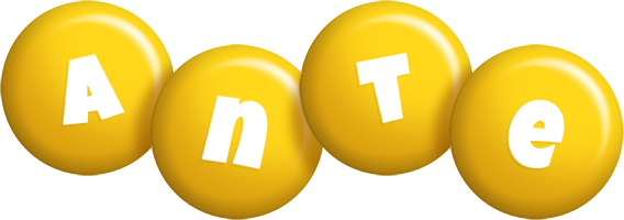 Ante candy-yellow logo