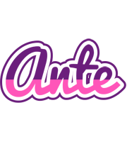 Ante cheerful logo