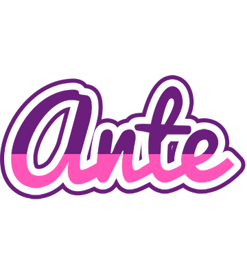 Ante cheerful logo