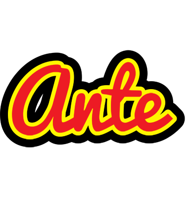Ante fireman logo