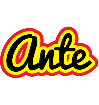 Ante flaming logo