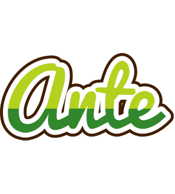 Ante golfing logo