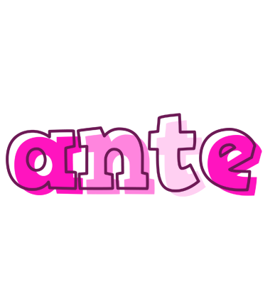 Ante hello logo
