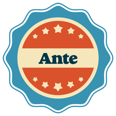 Ante labels logo