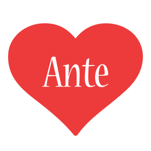 Ante love logo