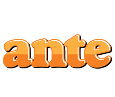 Ante orange logo