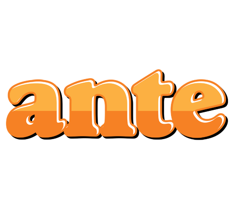 Ante orange logo
