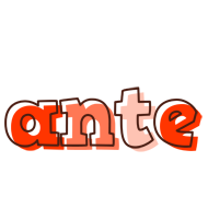 Ante paint logo