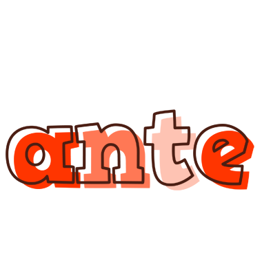 Ante paint logo