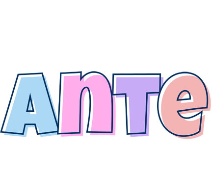 Ante pastel logo