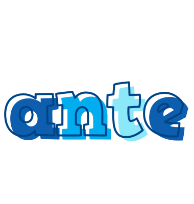 Ante sailor logo