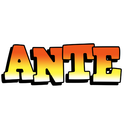 Ante sunset logo