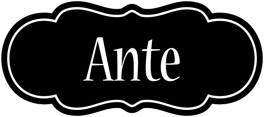 Ante welcome logo