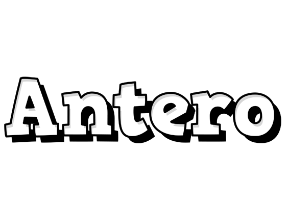 Antero snowing logo