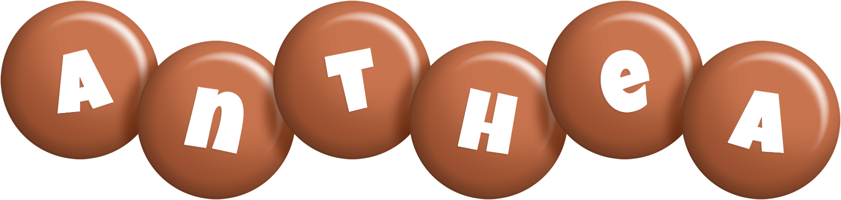 Anthea candy-brown logo