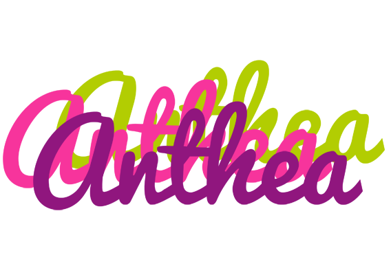 Anthea flowers logo