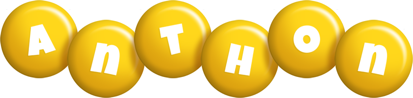 Anthon candy-yellow logo