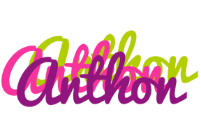 Anthon flowers logo