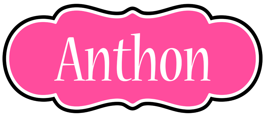 Anthon invitation logo
