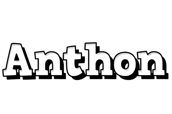 Anthon snowing logo