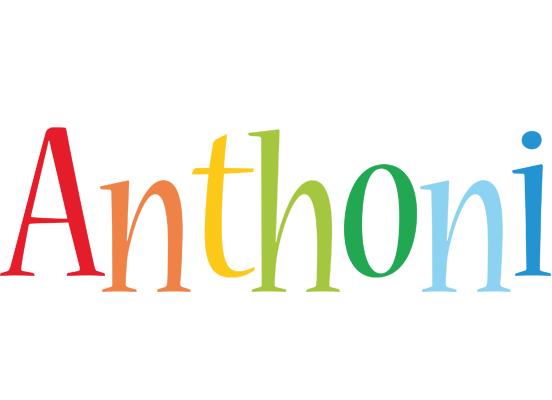 Anthoni birthday logo