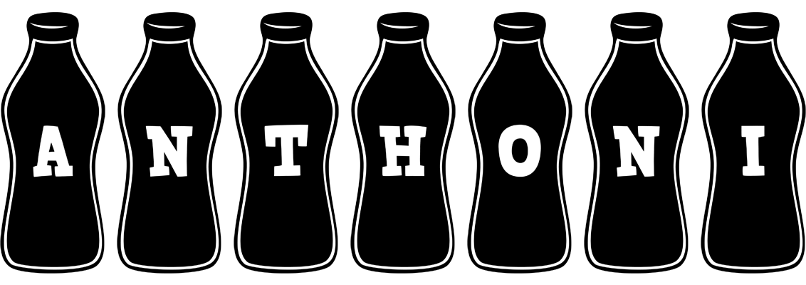 Anthoni bottle logo