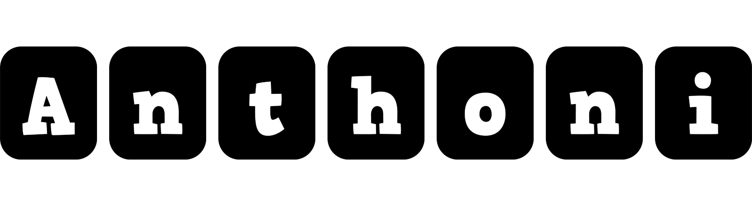 Anthoni box logo