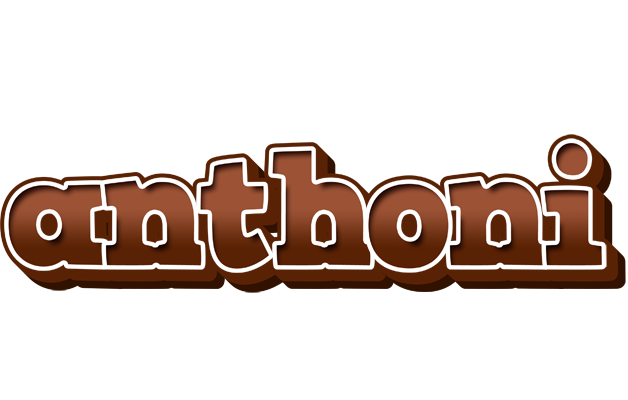 Anthoni brownie logo