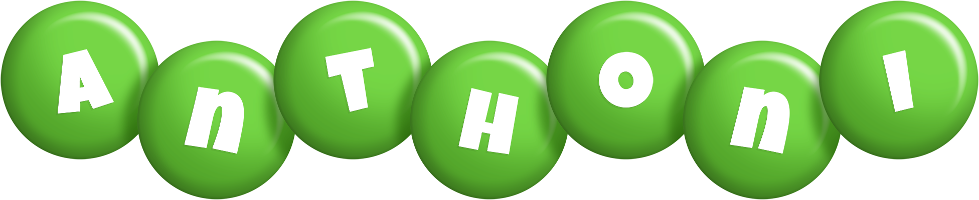Anthoni candy-green logo
