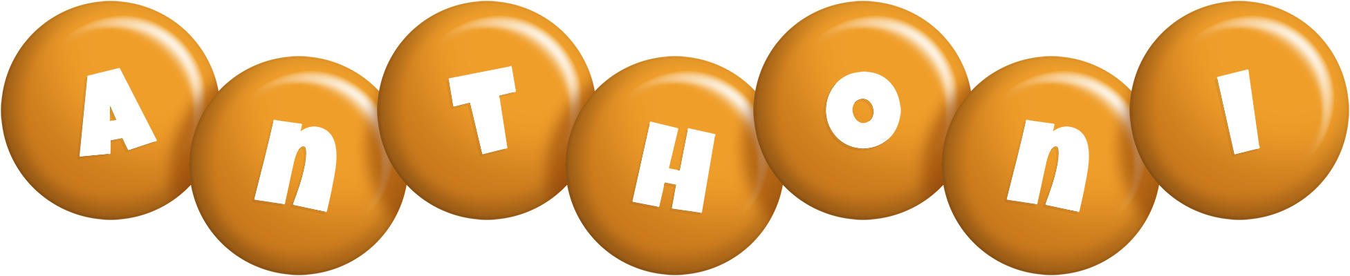 Anthoni candy-orange logo
