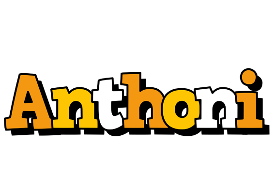 Anthoni cartoon logo